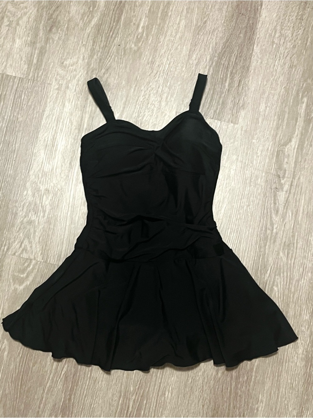 Black swim dress shekini